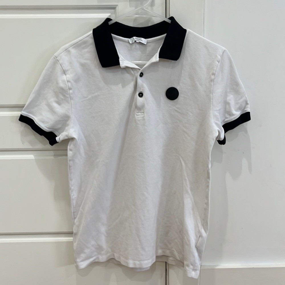 Versace collection polo shirt,Black and white,size S